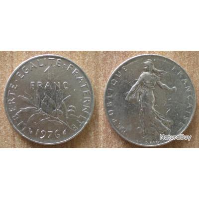 Pièce de 1 franc de 1976 - Collection