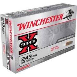 WINCHESTER POWER POINT  243 WINCHESTER  80Gr