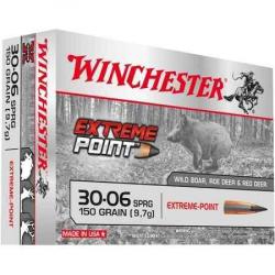 WINCHESTER Balles de chasse Extreme point - par boite de 20  30-06 SPRINGFIELD   150Gr