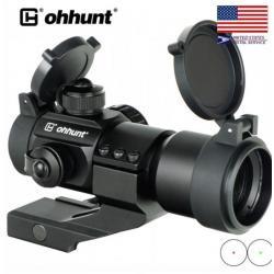 ohhunt 4 MOA Red Green Dot Tactical Reflex Sight with Picatinny - SANS PRIX DE RESERVE !!
