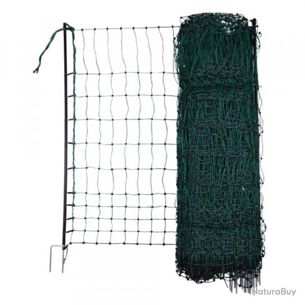 Filet volaille 25m 106cm 2 ptes vert ss lec.