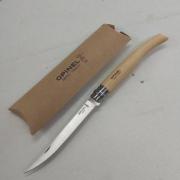 Couteau OPINEL n° 10 VRN, lame carbone, manche 13 cm hêtre