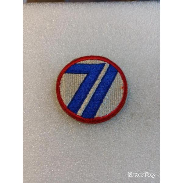 Patch arme us 71st INFANTRY DIVISION WW2 ORIGINAL 2