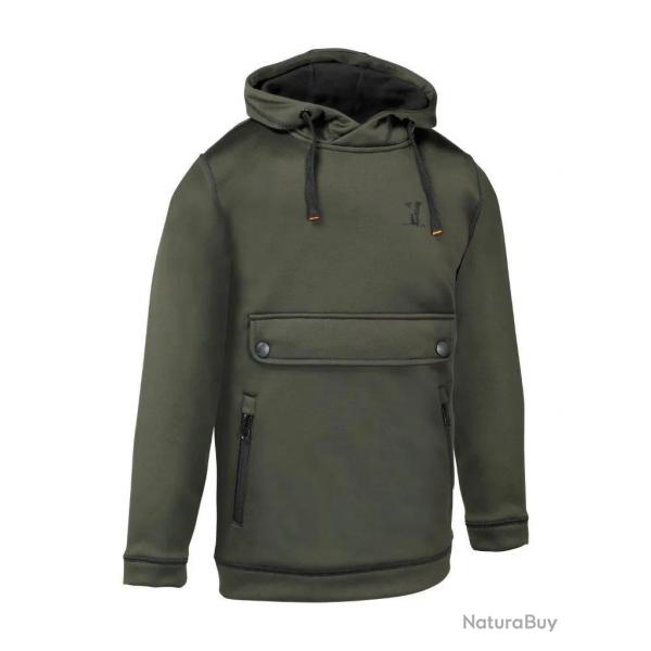 Sweat Shirt Kaki A Capuche Pour Enfant Avec Capuche