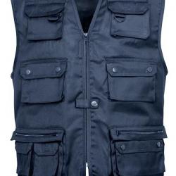 Gilet Reporter Uni Bleu Marine Idaho-XXXXL