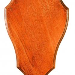 Ecusson Januel Pour Cerf En Bois Chêne Doré