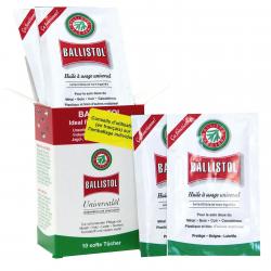 Boîte De 10 Lingettes D'Huile Universelle Ballistol
