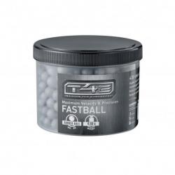 Billes fastballs caoutchouc noir T4E - 0.9g - cal 43x430