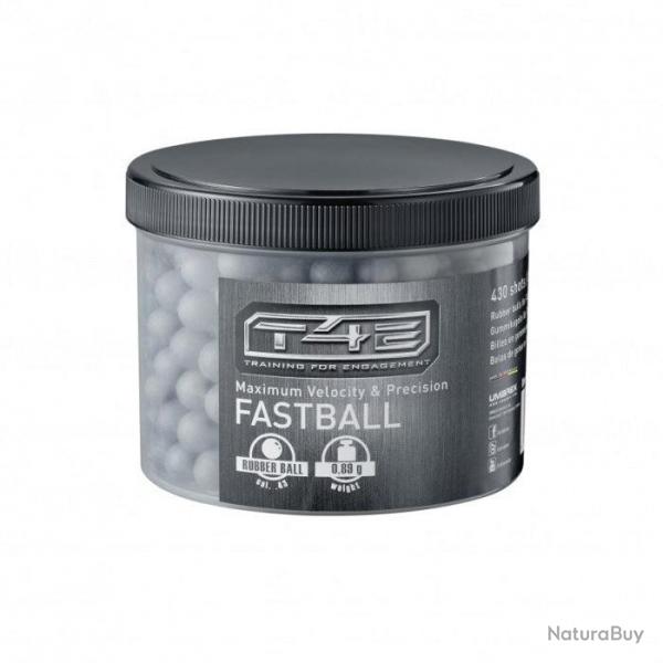 Billes fastballs caoutchouc noir T4E - 0.9g - cal 43x430 Default Titl