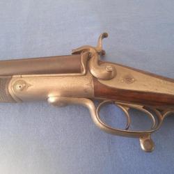 Fusil artisanal  calibre 16 à broche D/e
