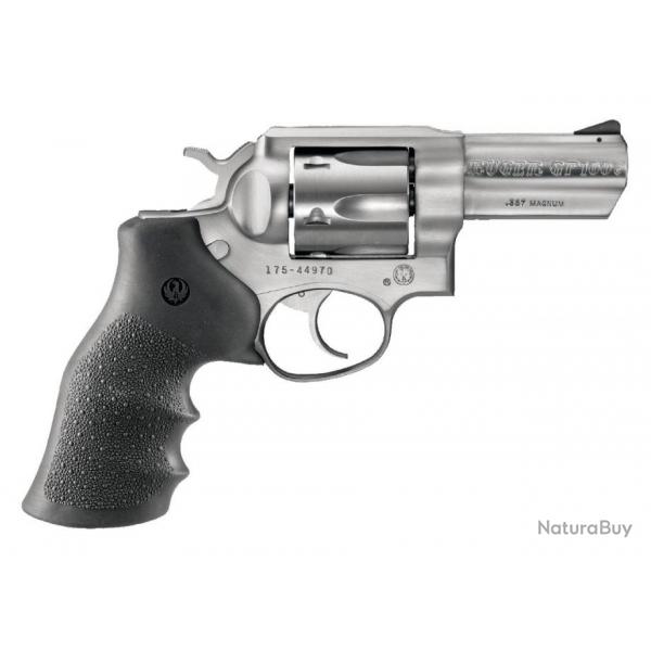 Revolver Ruger GP100 Cal.357MAG canon de 2.5" Inox