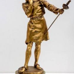 Rare et beau Bronze de H. Cossowsky " Le Forgeron" ou le ciseleur