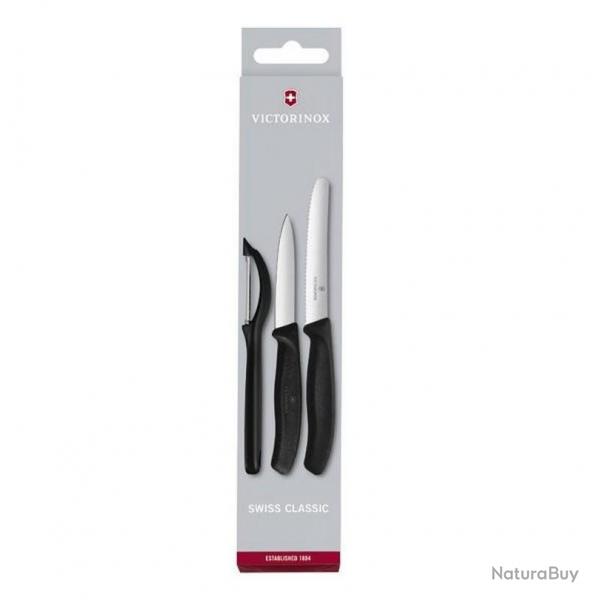 Set 3 pices "SwissClassic", Couleur noir [Victorinox]