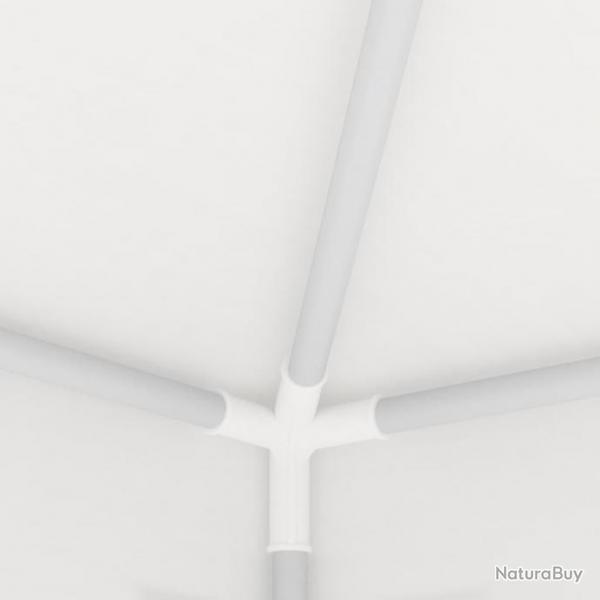 vidaXL Tente de rception avec parois latrales 2x2 m Blanc 90 g/m