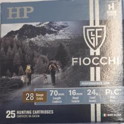 Fiocchi HP 28 Performance C.28/70 24g* 7,5 Boîte de 25