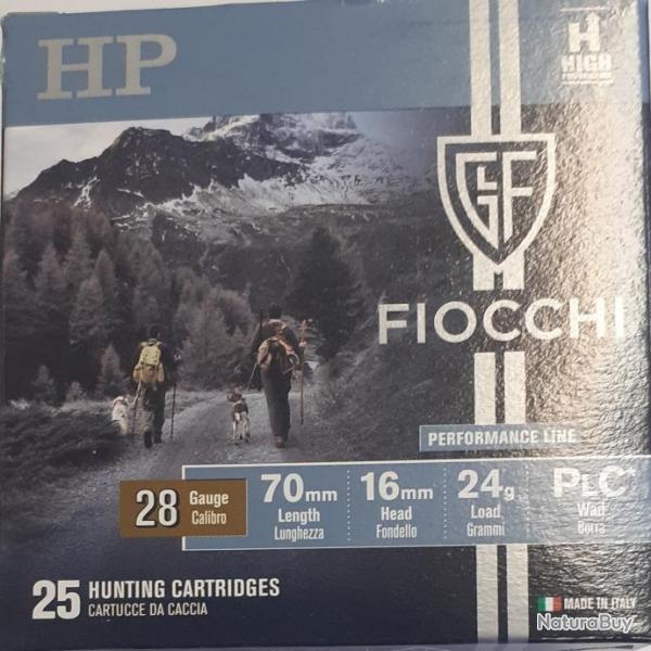 Fiocchi HP 28 Performance C.28/70 24g* 7,5 Bote de 25