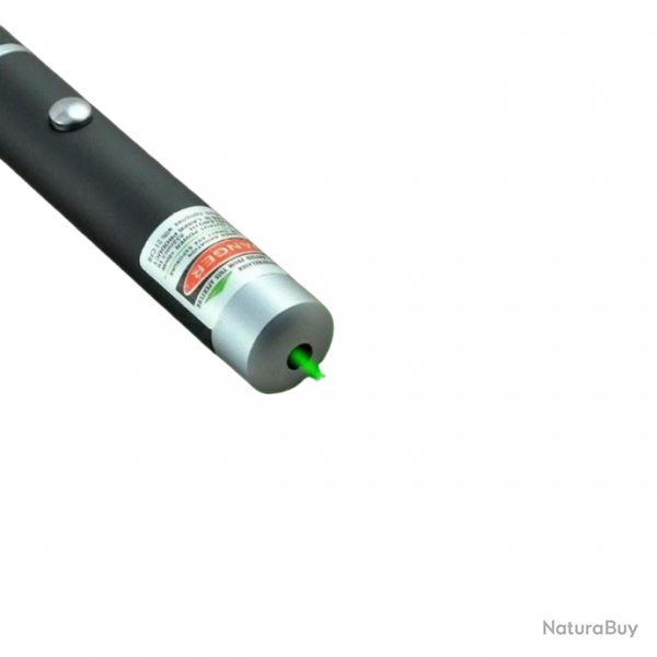 Pointeur Stylo Laser Haute Puissance 5mW, Couleur: Vert