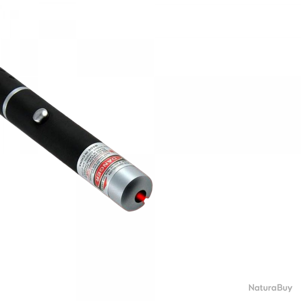 Pointeur Stylo Laser Haute Puissance 5mW, Couleur: Rouge