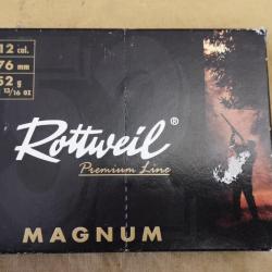 Cartouches Rottweil Magnum cal. 12/76 N°1 DESTOCKAGE!!!