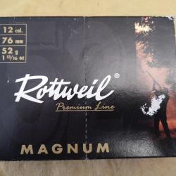 Cartouches Rottweil Magnum cal. 12/76 N°6 DESTOCKAGE!!!