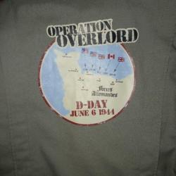 Veste commémoration débarquement US Normandie 6 juin 1944 Jamais porté état neuf Opération Overlord