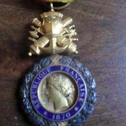 medaille 1870  valeur et discipline