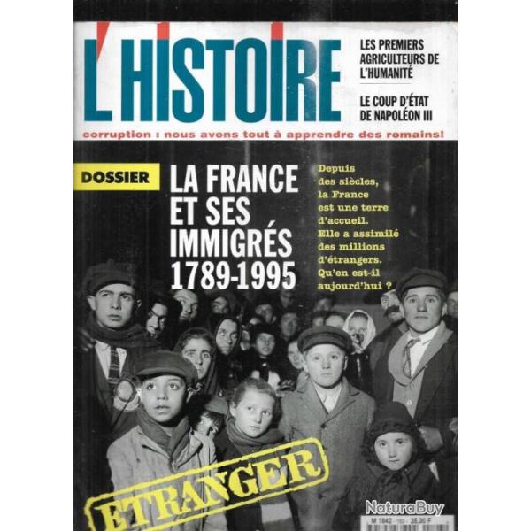 l'histoire 193, la france et ses immigrs 1789-1995, compostelle, coup d'tat louis napolon bonapar