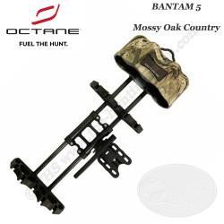 OCTANE Carquois BANTAM 5 flèches noir ou camo pour arc compound Mossy Oak Country