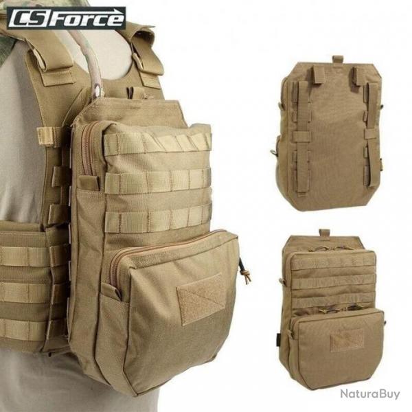 Gilet tactique Molle Pochette hydratation Sac Dos de 3l Militaire  H2O Durable Randonn hydratation
