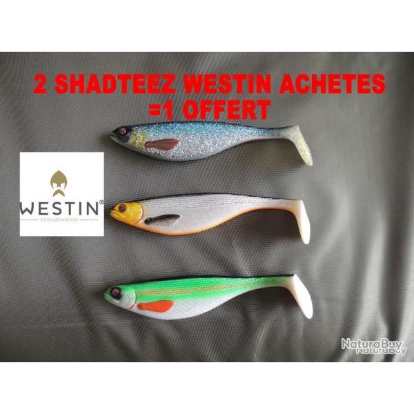 LOT DE 2 SHADTEEZ 16cm WESTIN + 1 OFFERT