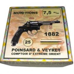 7,5 mm 1882: Reproduction boite cartouches (vide) POINSARD & VEYRET 9108819
