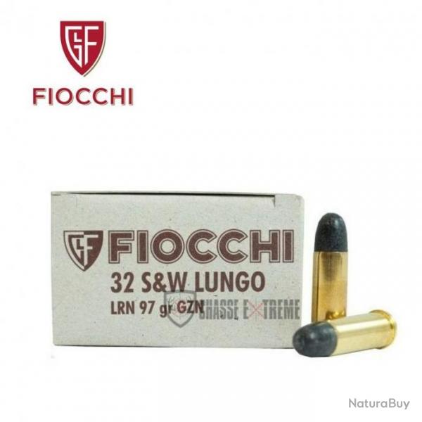 50 Munitions FIOCCHI Cal 32 S&W Long 97Gr Lrntfl