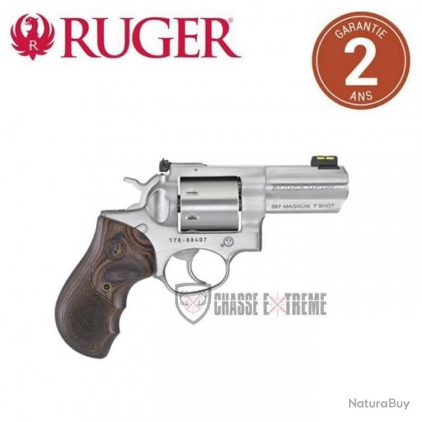 Revolver RUGER GP100 Stainless 3" Hausse Rglable cal 357 Mag