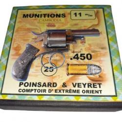 11 mm 450: Reproduction boite cartouches (vide) POINSARD & VEYRET 9108933