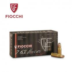 50 Munitions FIOCCHI Cal 7,63 Mauser 88gr Fmj