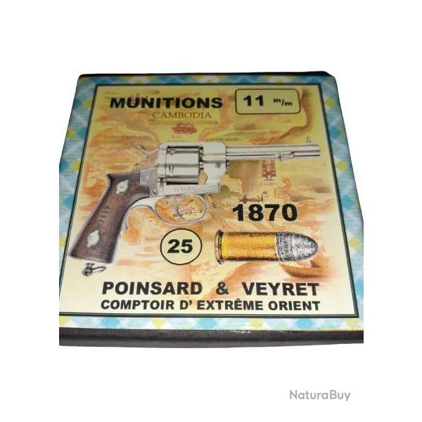 11 mm 1870: Reproduction boite cartouches (vide) POINSARD & VEYRET 9108939