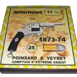 11 mm 1873-74: Reproduction boite cartouches (vide) POINSARD & VEYRET 9108948