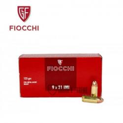 50 Munitions FIOCCHI Imi Cal 9x21 123Gr Fmj