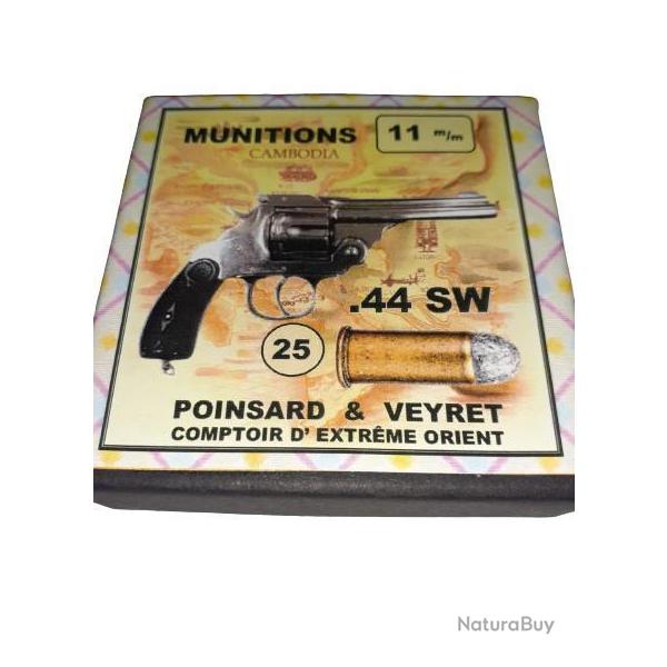 44 SW Russian: Reproduction boite cartouches (vide) POINSARD & VEYRET 9109059