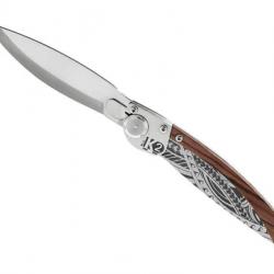 Couteau Pliant K2.04M manche décor art polynésien 11,5cm