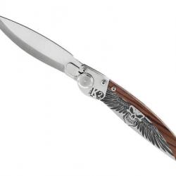Couteau Pliant K2.03M manche décor ailes de la mort 11,5cm