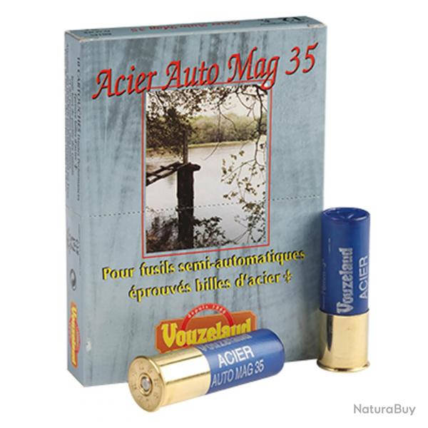 Cartouche Vouzelaud Acier Auto Mag 35 Calibre 12 76 Numro