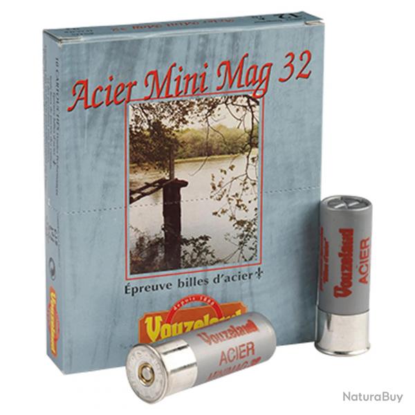 Cartouche Vouzelaud Acier Mini Mag 32 Calibre 12/70-Numro 4