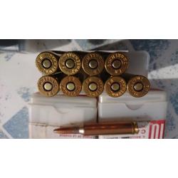 Balles FN semi blindées  cal 7mm rémington magnum, 9.7grammes (150gr) neuves, par boites de 10.