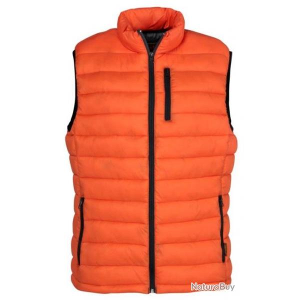 Gilet matelass Trekking orange PERCUSSION