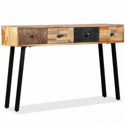 Table console Teck massif de récupération 120 x 30 x 76 cm 245403