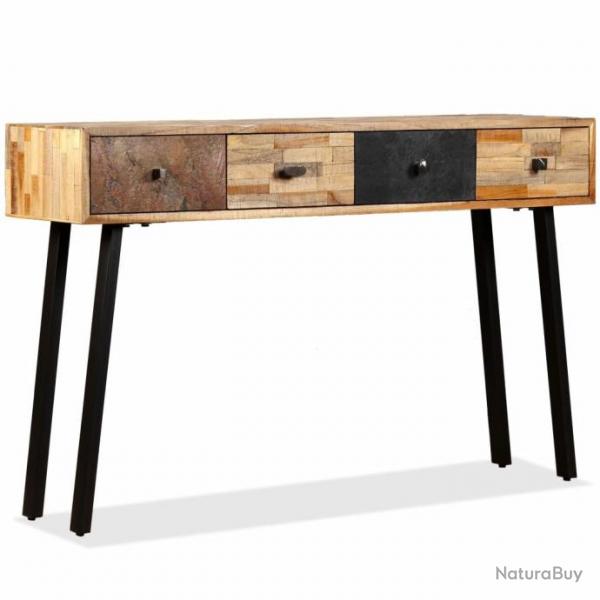 Table console Teck massif de rcupration 120 x 30 x 76 cm 245403