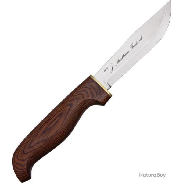 Couteau de Chasse Skinner MARTTIINI Made in Finland Manche en bouleau