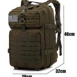 50L Grande Capacité Sacs Dos Tactiques Armée Sacs Assaut Militaires Extérieur Camping  Chasse