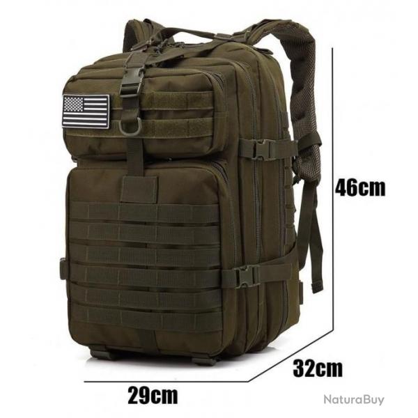 50L Grande Capacit Sacs Dos Tactiques Arme Sacs Assaut Militaires Extrieur Camping  Chasse